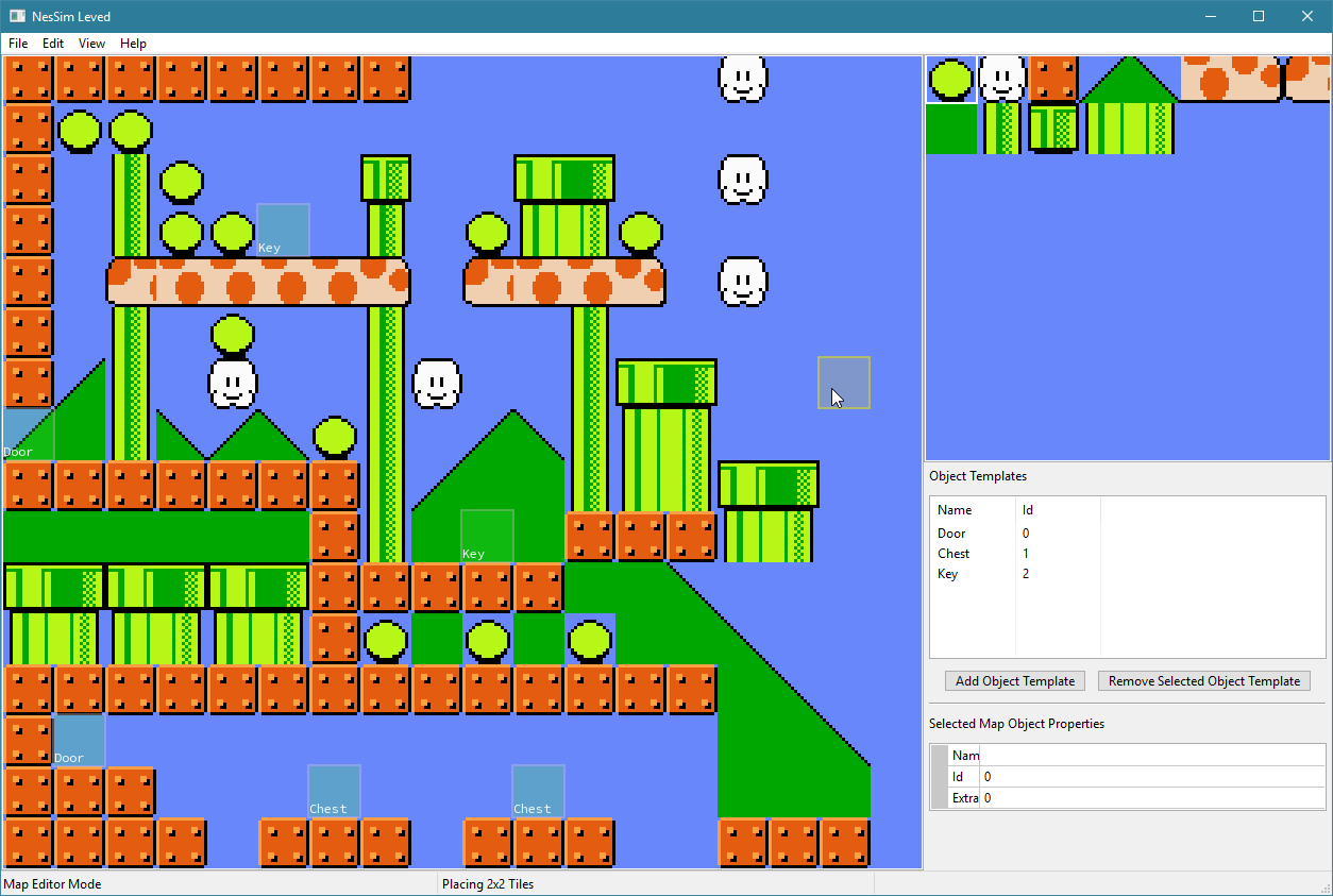 Level Editor Editing a Map